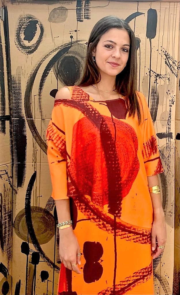 Vestido+Blusa Barros Laranja